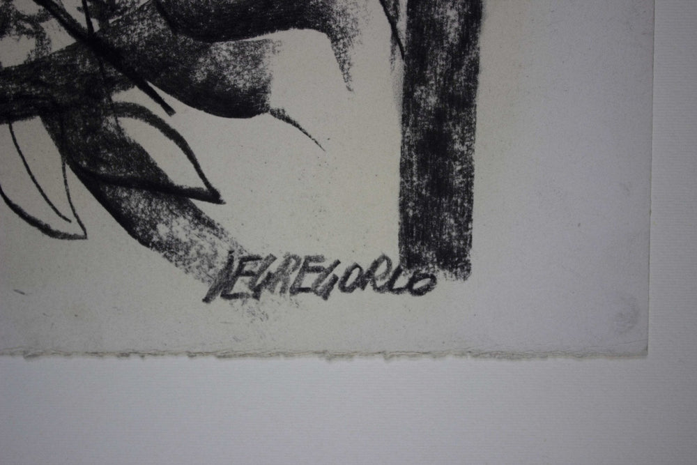 DE GREGORIO Giuseppe, Matita originale firmata, 1970 - EmporiumArt