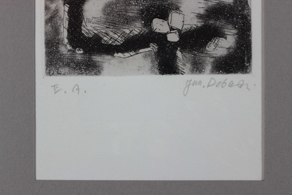 DOBASHI Jun, Acquaforte originale firmata, 1961 - EmporiumArt