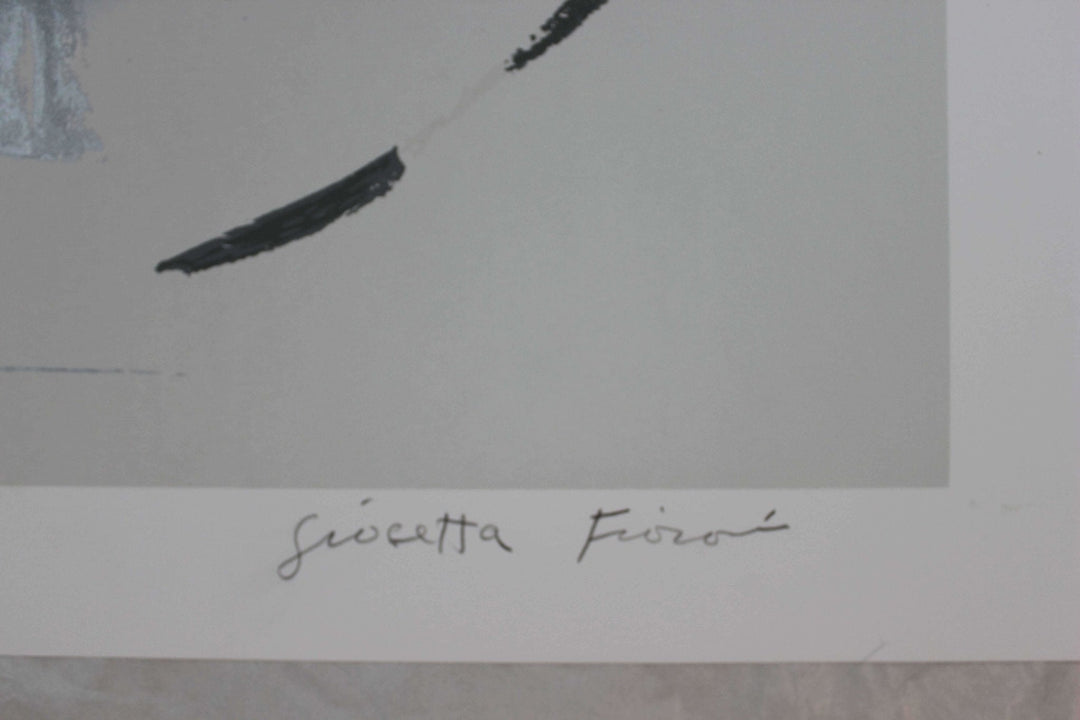 FIORONI Giosetta, Doppio Liberty Grey, 2010, Serigrafia originale firmata - EmporiumArt