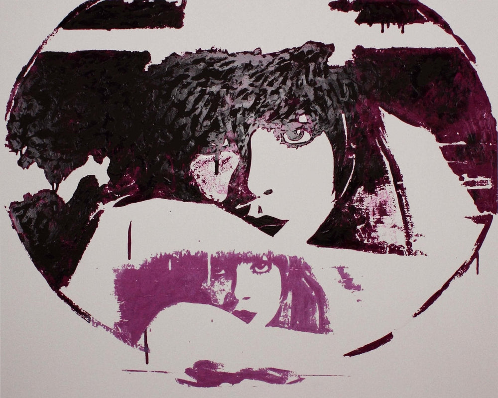 FIORONI Giosetta, Doppio Liberty Violet, 2010, Serigrafia originale firmata - EmporiumArt