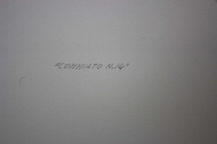GRECO Emilio, Commiato n. 14, 1972, Incisione originale firmata - EmporiumArt
