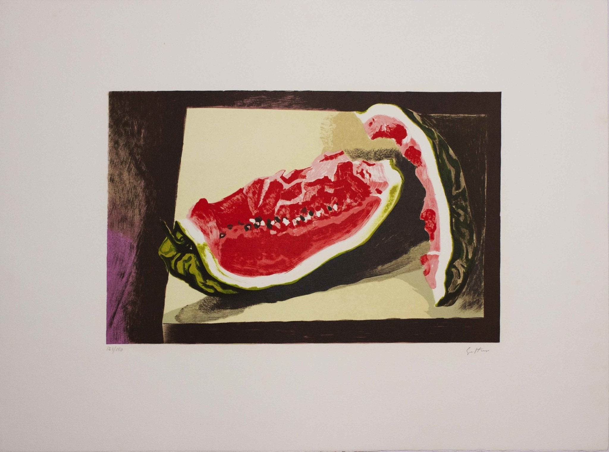 Renato GUTTUSO original signed lithograph for sale on EmporiumArt