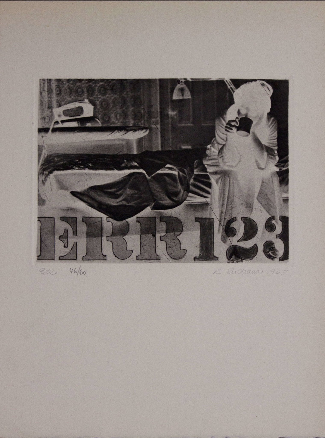 INDIANA Robert, Err123, 1963, Acquaforte originale firmata - EmporiumArt