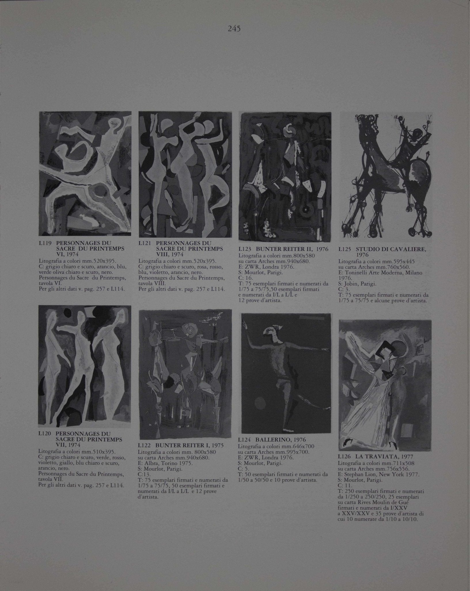 Marino MARINI original lithograph for sale on EmporiumArt