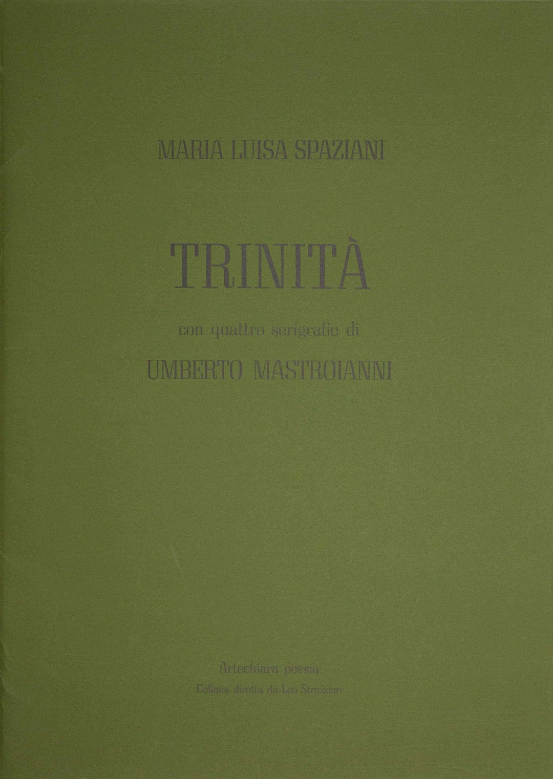 MASTROIANNI Umberto, Trinità, Serigrafia originale firmata - EmporiumArt