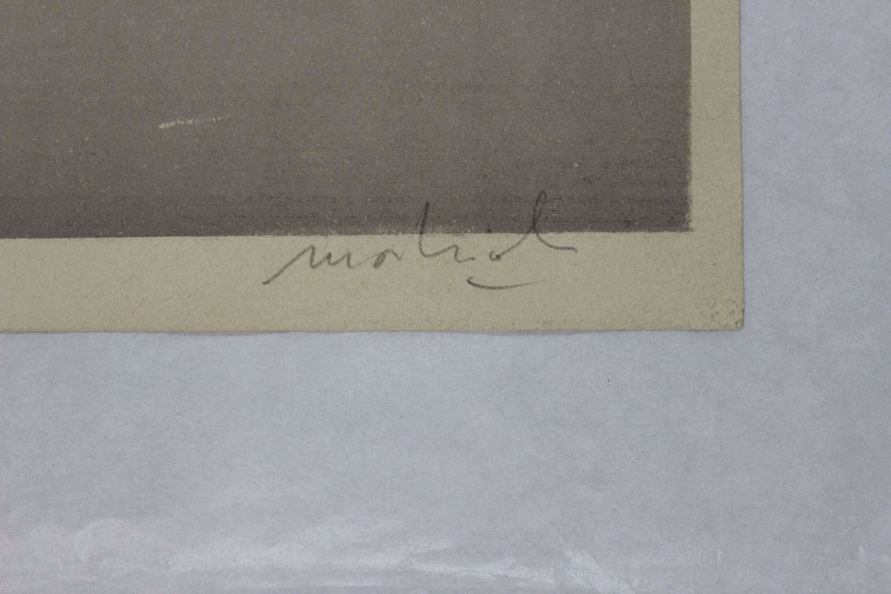 MATTIOLI Carlo, Composizione in grigio, Litografia originale firmata - EmporiumArt