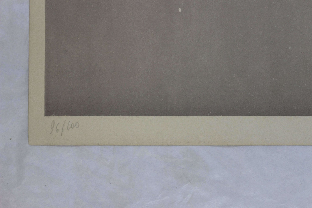 MATTIOLI Carlo, Composizione in grigio, Litografia originale firmata - EmporiumArt