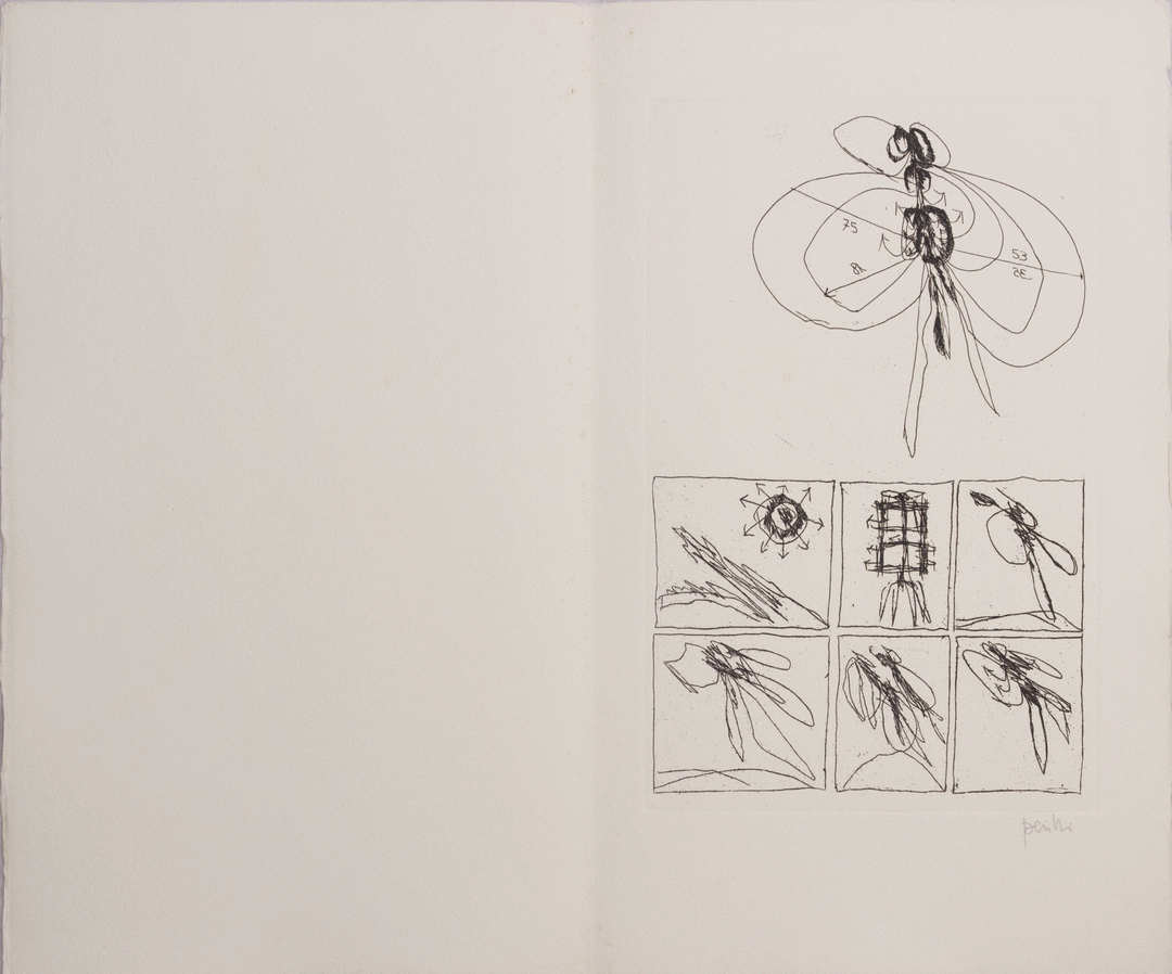 PERILLI Achille, La stella polare, 1965, Acquaforte originale firmata - EmporiumArt