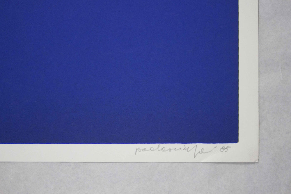 SCIRPA Paolo, Linoleum e matita originale firmato, 1985 - EmporiumArt