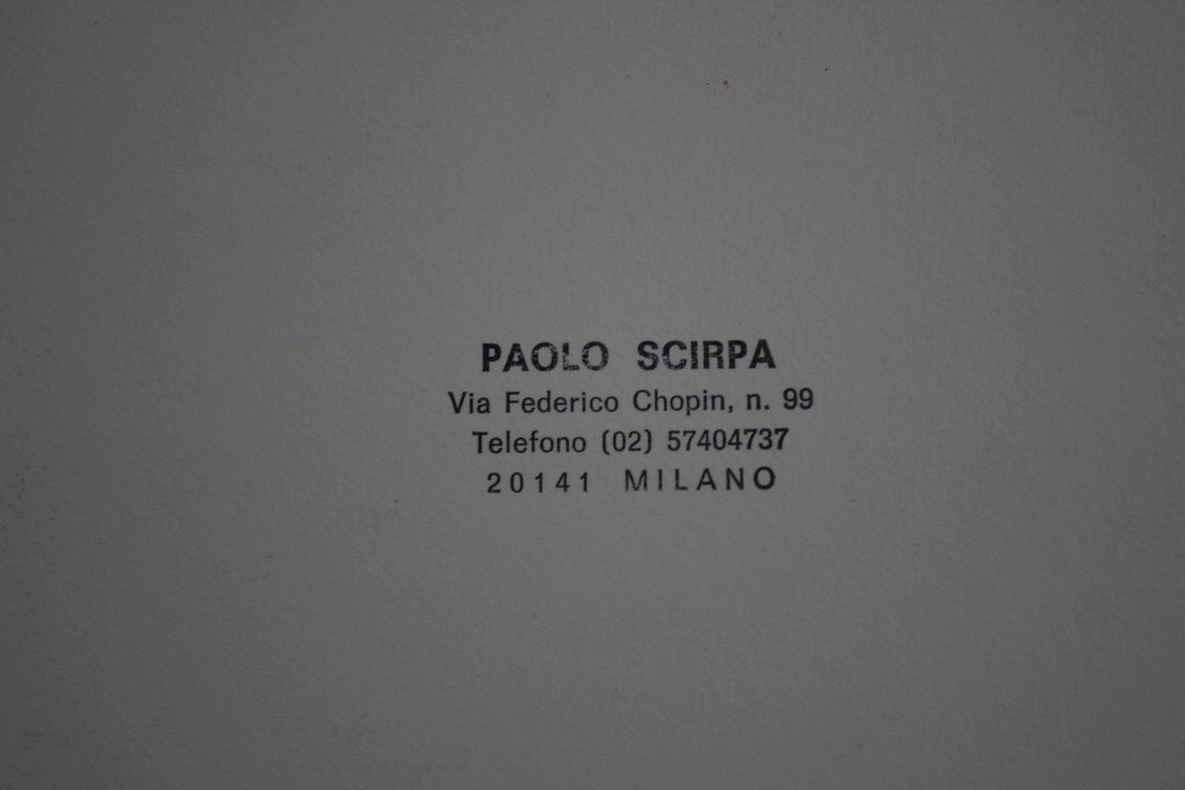 SCIRPA Paolo, Linoleum e matita originale firmato, 1985 - EmporiumArt